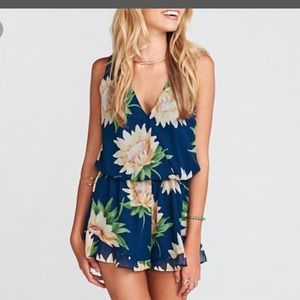 Show Me Your MuMu Sunflower Romper worn Once!